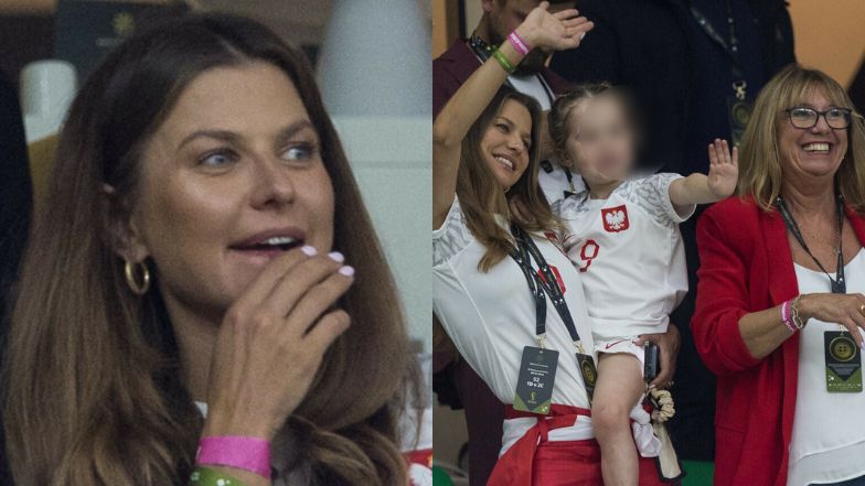 Tak Anna Lewandowska kibicowała podczas meczu Polska-Francja