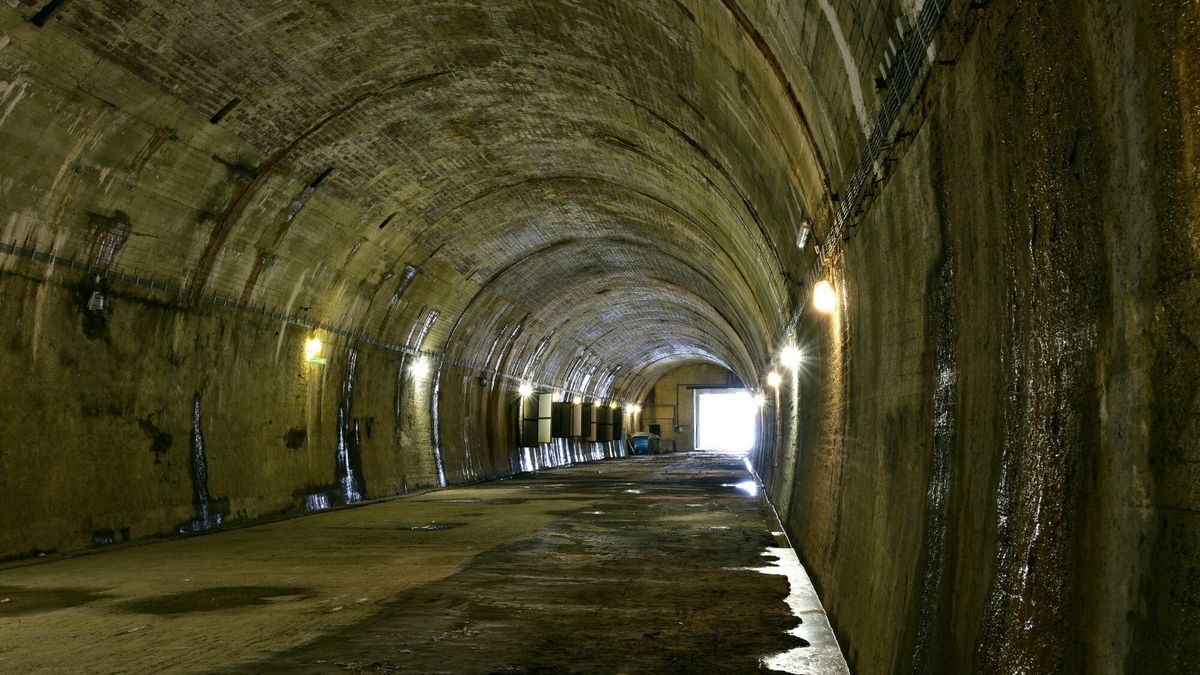 Schron kolejowy Strzyżowie na Podkarpaciu