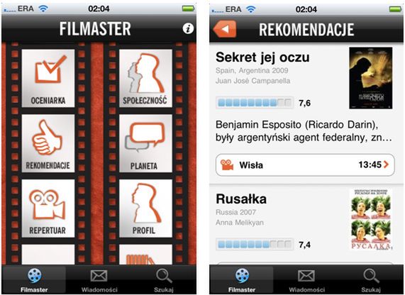Filmaster udostępnia API dla iPhone'a