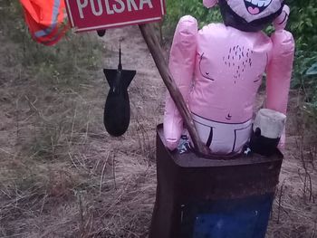 Zasieki: Znalezisko na granicy z Niemcami. Kukła z atrapą pocisku