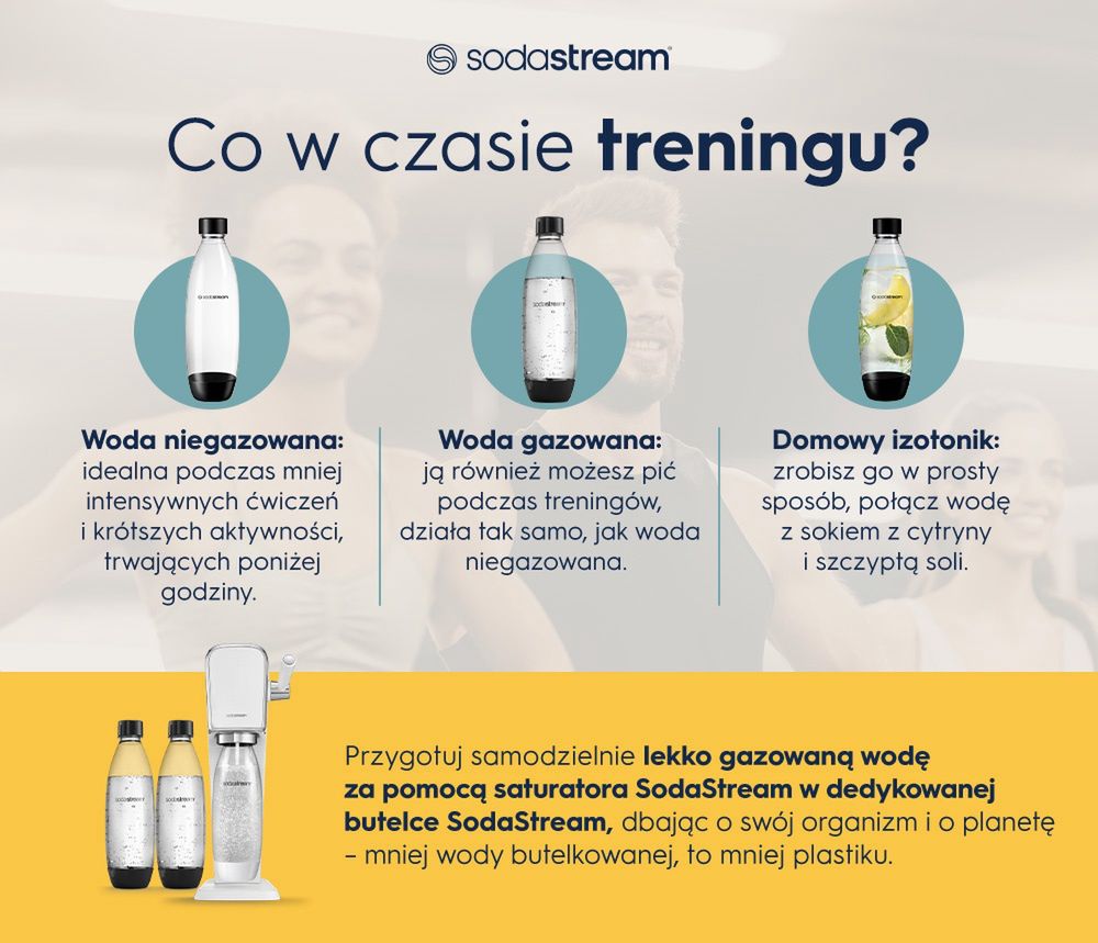 Co pić w czasie treningu? 
