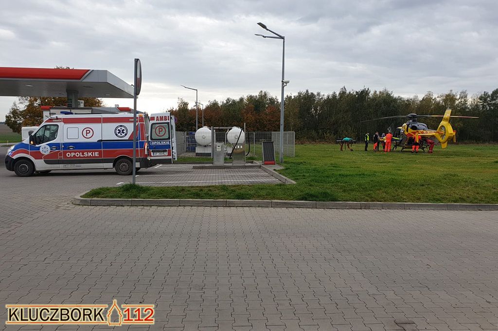 Na miejscu interweniowała karetka pogotowia i śmigłowiec LPR