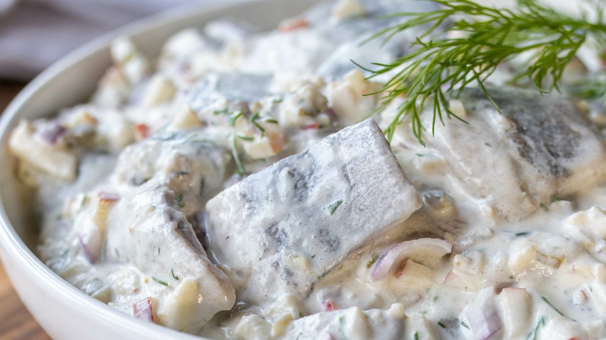 Postna sałatka śledziowa