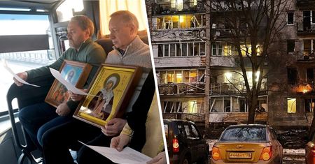 Podróż z ikoną Matki Boskiej. Dzień po ataku drona w Petersburgu