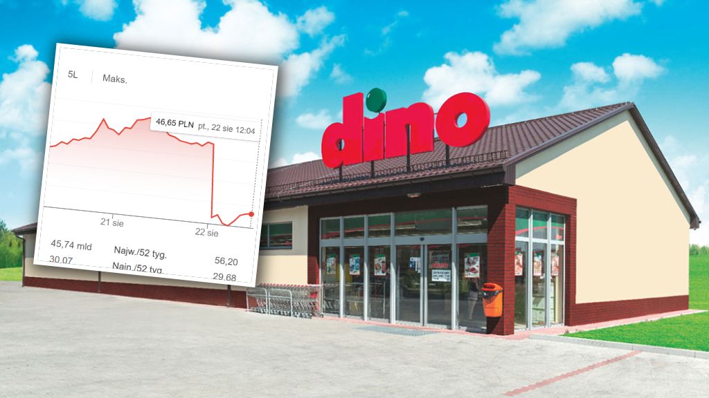 Akcje Dino zanotowały nagły spadek na giełdzie