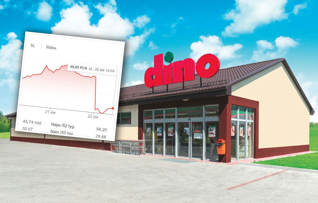 Co się dzieje z akcjami Dino? W piątek od rana olbrzymi spadek. Inwestorzy reagują
