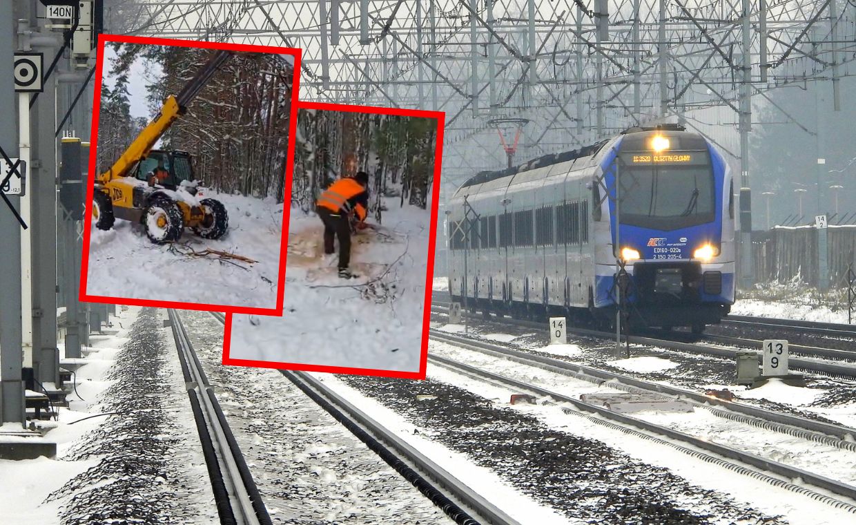 wiadomości,aktualności,WP Wiadomości Trwa paraliż linii nr 216. Kolejarze szykują się na pogorszenie pogody