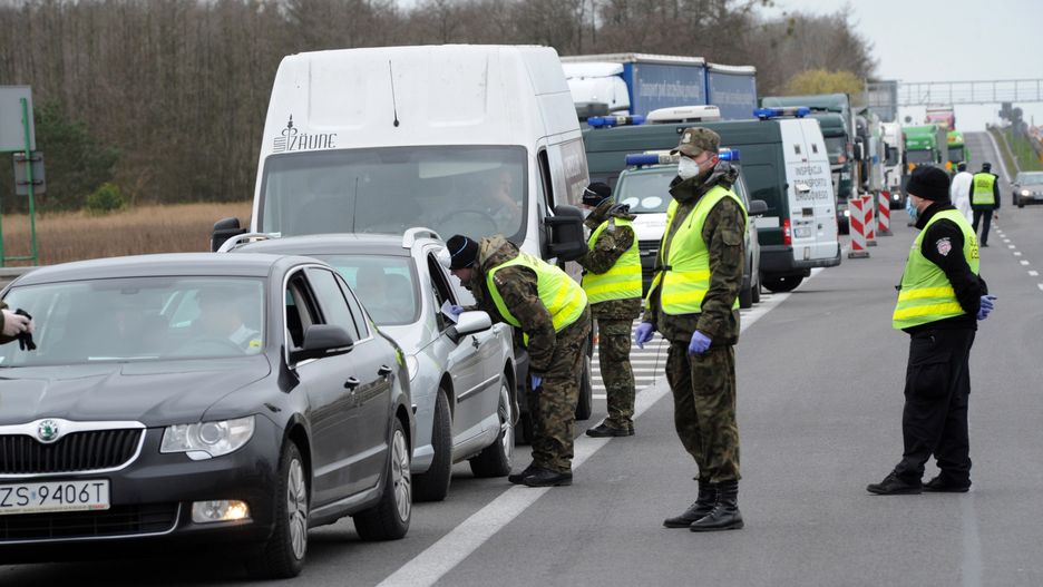 Obecnie obowiązują kontrole graniczne na granicy wewnętrznej z krajami UE