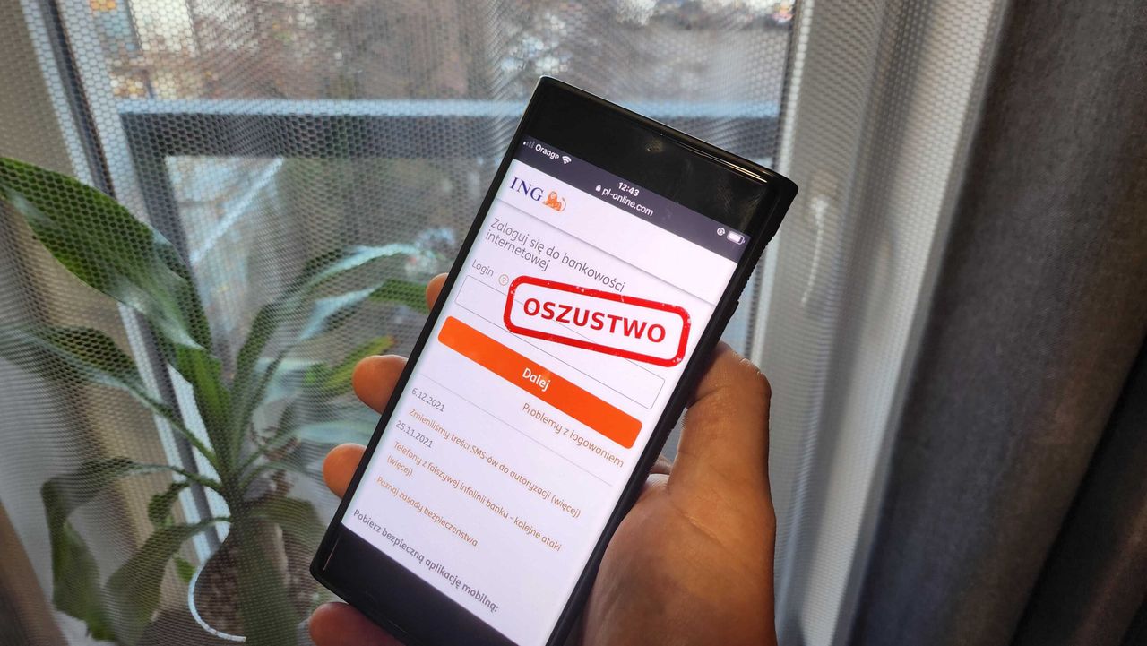 Oszuści podszywają się pod ING Bank Śląski