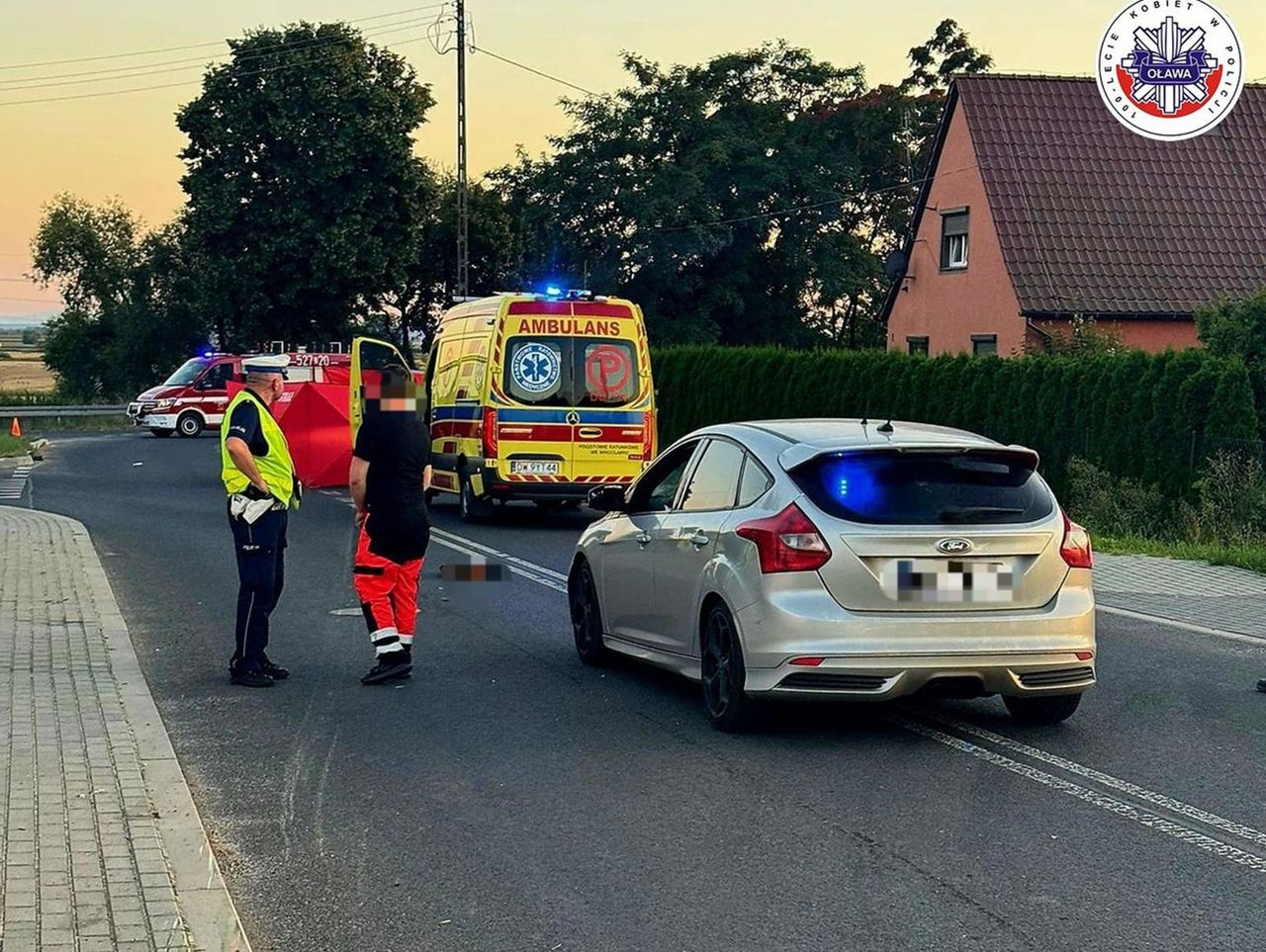 Siecieborowice: Wjechał motocyklem w betonowy płot. 27-latek nie żyje