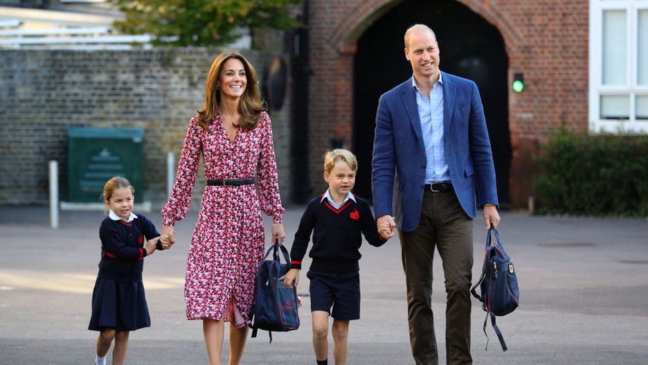 George i Charlotte zaczęli kolejny rok w Thomas’s Battersea
