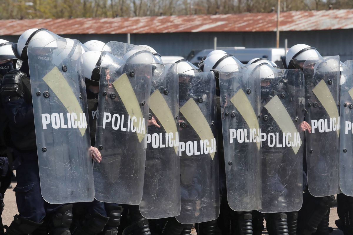 granica z białorusią, policja, straż graniczna Sytuacja na granicy z Białorusią. Jest komunikat policji