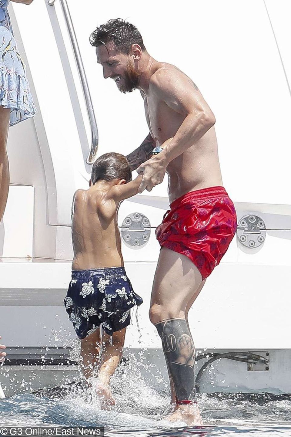 Leo Messi z rodziną na Ibizie