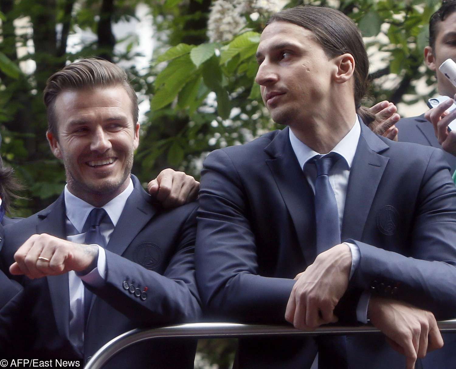 Victoria Beckham i Zlatan Ibrahimovic w 2013 roku