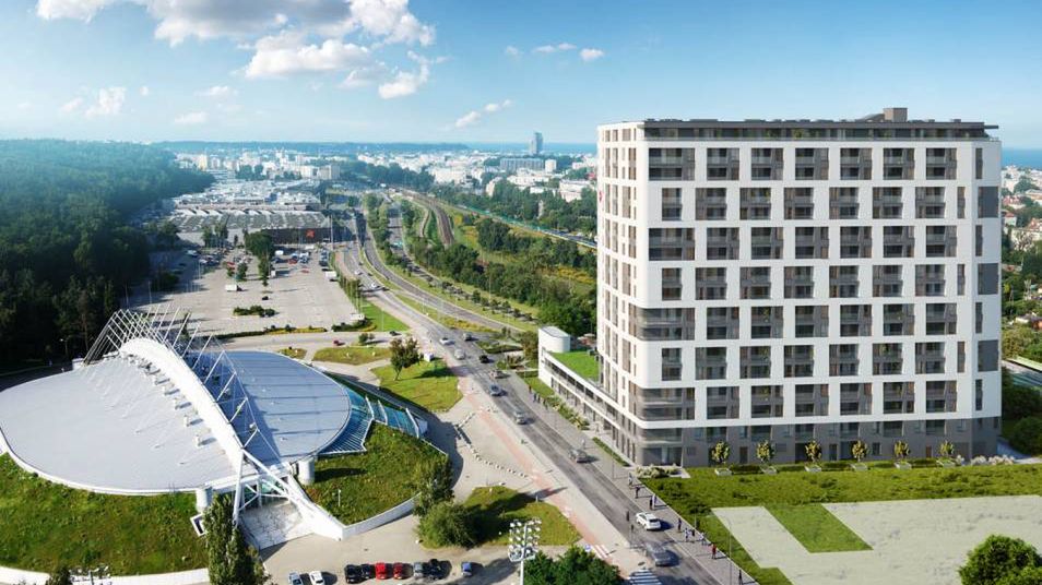 Otoczenie to zielone płuca Gdyni i morze na wyciągnięcie ręki - tak deweloper zachęca do kupna mieszkań w Modern Tower.