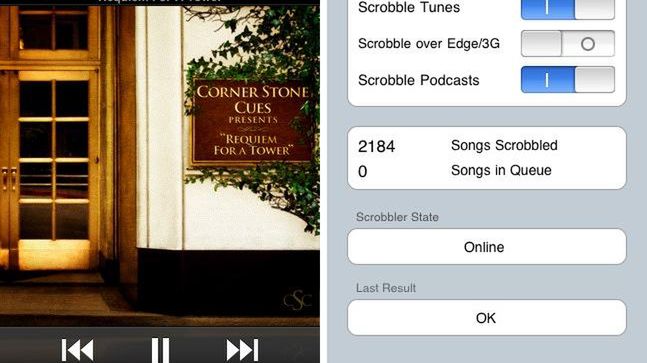 Scrobbl - scrobbling w iPhonie z OS 3.0 1