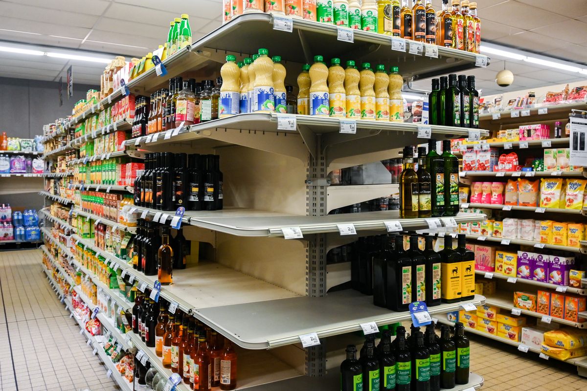 W supermarketach we Francji brakuje części towarów 