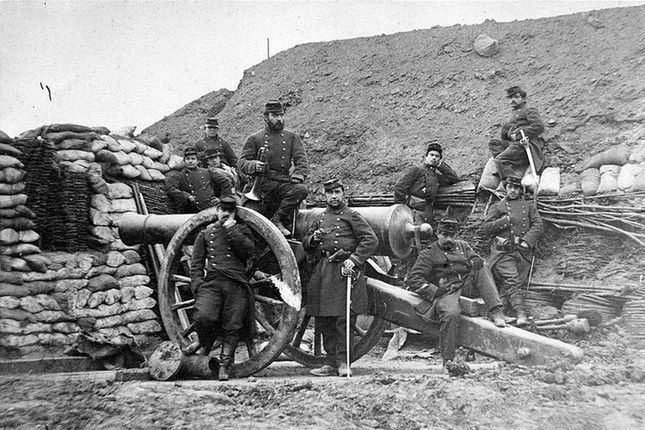 Francuska artyleria w czasie wojny prusko-francuskiej