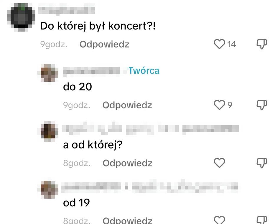 Burza po koncercie Wersow