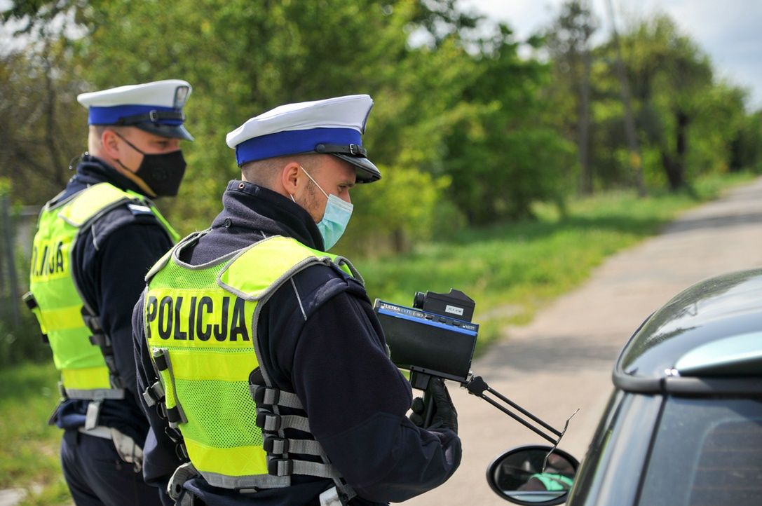 Akcja policji. Kulminacja to "maraton szybkości"