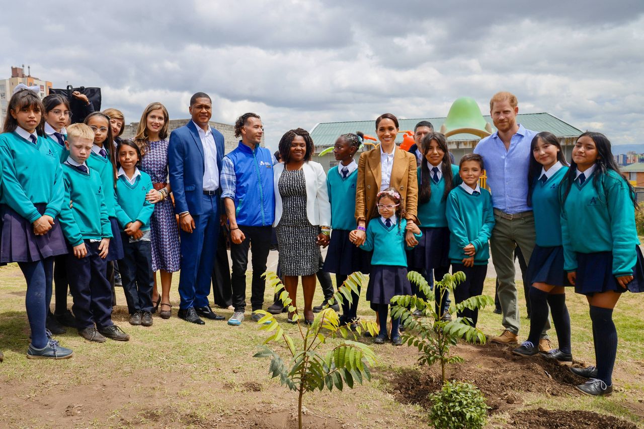 Harry and Meghan in Colombia