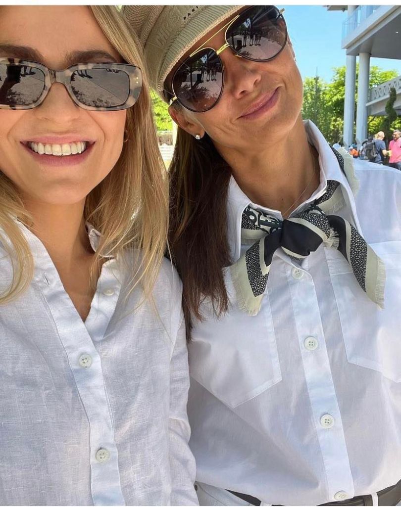 Kasia Tusk i Kinga Rusin wspierają Igę Świątek podczas finału Roland Garros