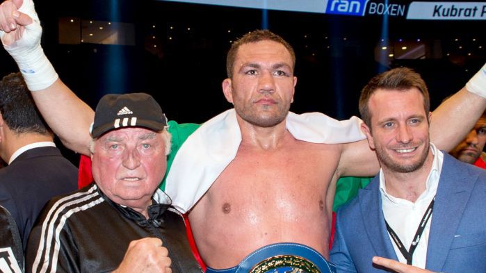 Newspix / EXPA EIBNER PHOTO / Na zdjęciu: Ulli Wegner (z lewej) z Kubratem Pulewem