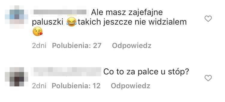 Paulina Sykut Jeżyna podbija internet interesującymi palcami u stóp