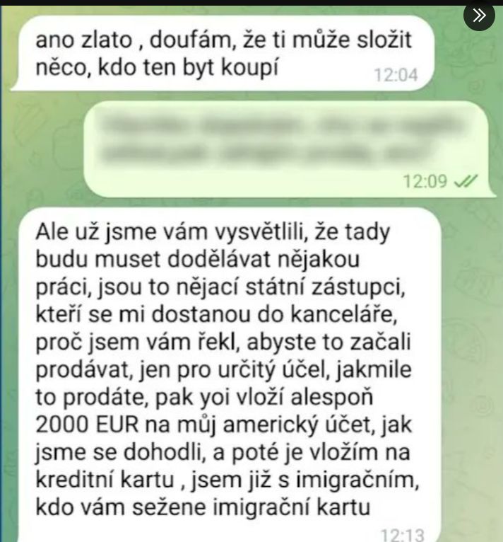 Wiadomości, które otrzymywał mężczyzna