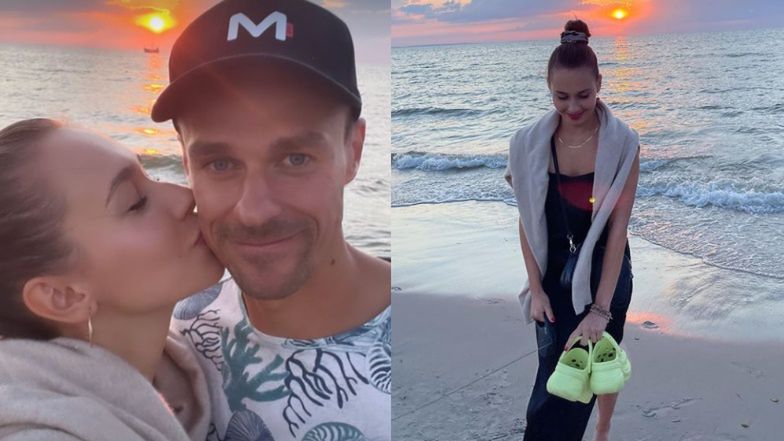 Marcelina Świątek i Piotr Żyła na wakacjach nad morzem