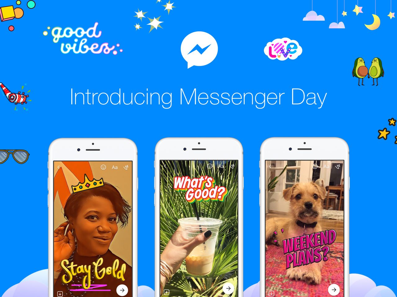 Po testach w Polsce, Messenger Day dostępny już na całym świecie