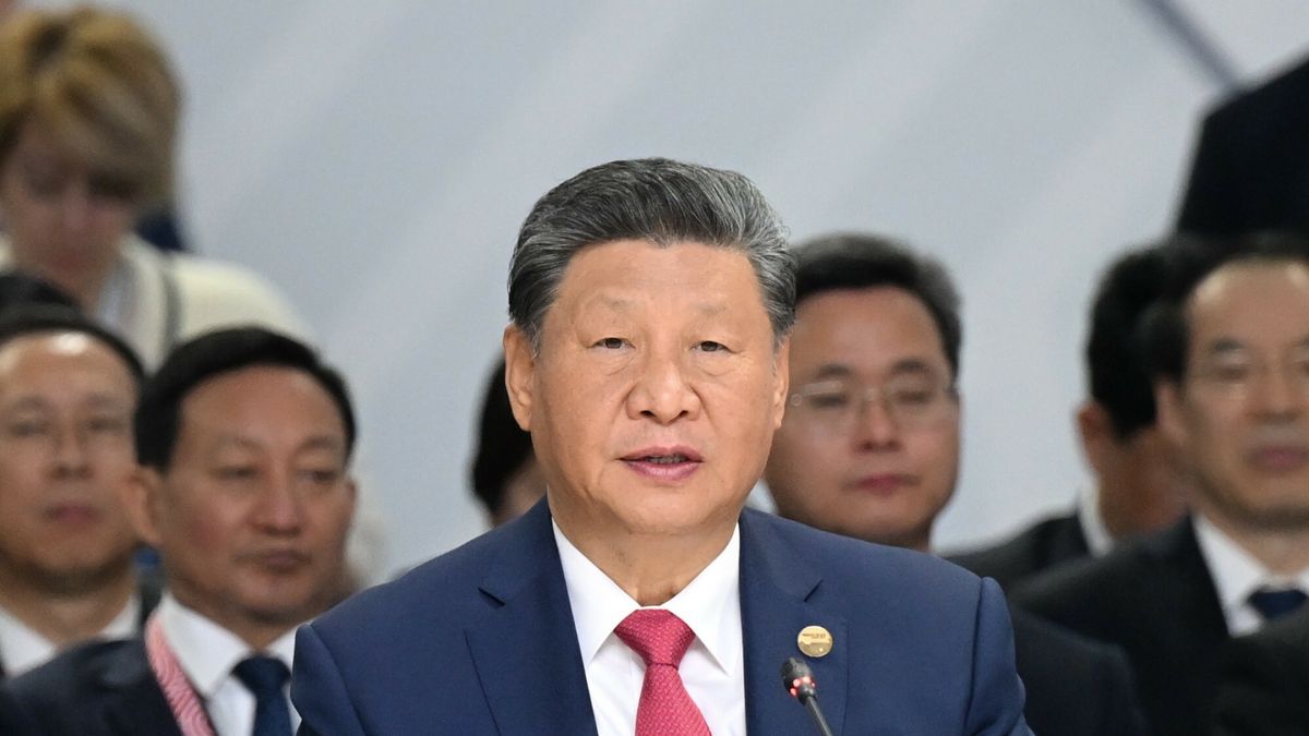 Archiwum zagraniczne East News 2024-10
(241023) -- KAZAN, Oct. 23, 2024 (Xinhua) -- Chinese President Xi Jinping addresses the 16th BRICS Summit in Kazan, Russia, Oct. 23, 2024. The summit was hosted by Russian President Vladimir Putin, and attended by Chinese President Xi Jinping, Brazilian President Luiz Inacio Lula da Silva (via video conference), Egyptian President Abdel-Fattah al-Sisi, Ethiopian Prime Minister Abiy Ahmed, Indian Prime Minister Narendra Modi, Iranian President Masoud Pezeshkian, South African President Cyril Ramaphosa and President of the United Arab Emirates (UAE) Sheikh Mohamed bin Zayed Al Nahyan. (Xinhua/Xie Huanchi)
Xie Huanchi