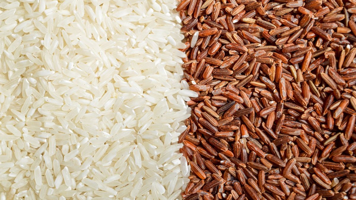 White rice and red rice grains
Multi colored rice grains
Irina Marwan