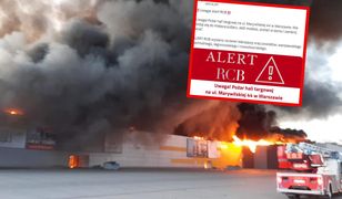 Olbrzymi pożar w Warszawie. Alert RCB dla stolicy