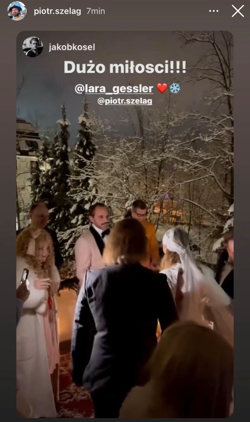 Lara Gessler i Piotr Szeląg wzięli drugi ślub