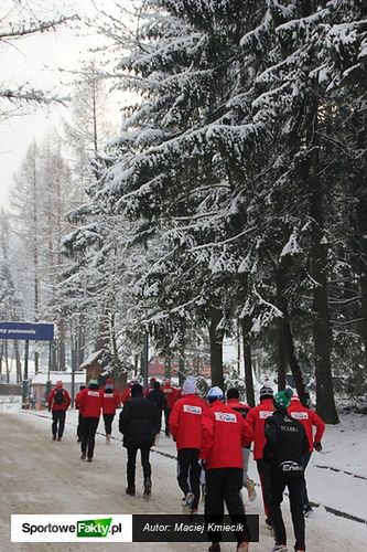 Kadrowicze wybiegli z Centralnego Ośrodka Sportu, kierując się na Drogę pod Reglami. Później było już tylko trudniej i wyżej