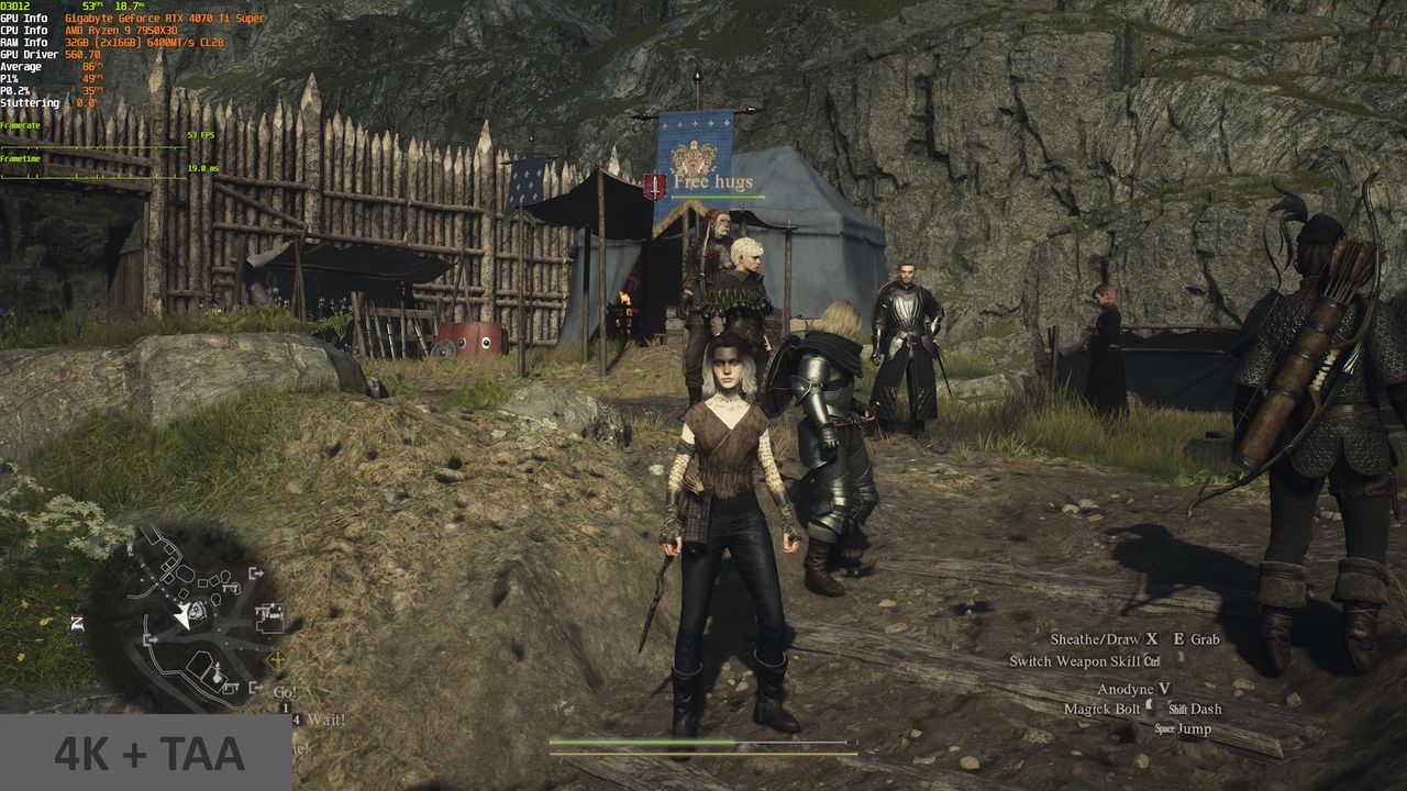 Dragons Dogma 2 - porownanie 5 - UHD