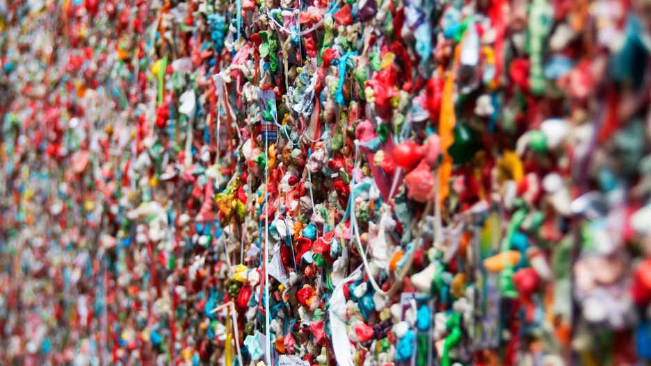 Market Theater Gum Wall w USA