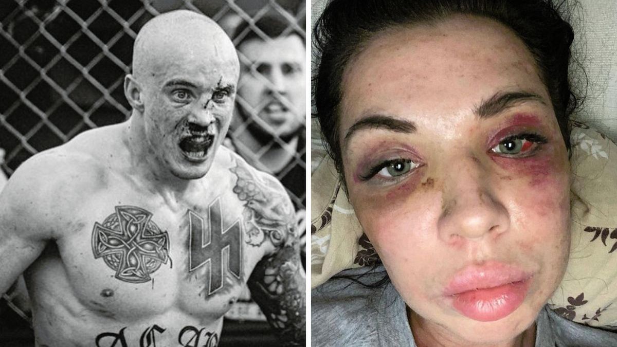 Artur "ACAB" Kalinskij pobił swoją partnerkę