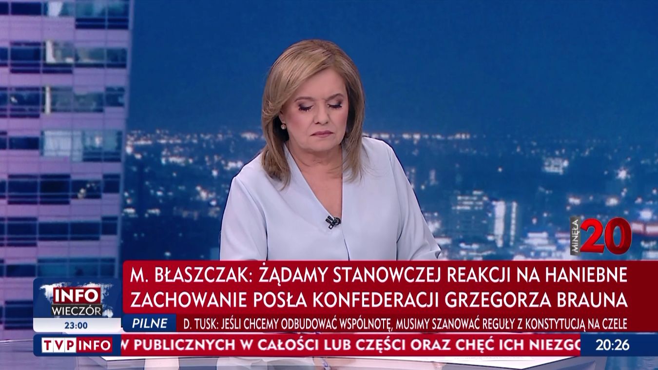 Zażarta dyskusja Danuty Holeckiej z gośćmi w "Minęła 20"