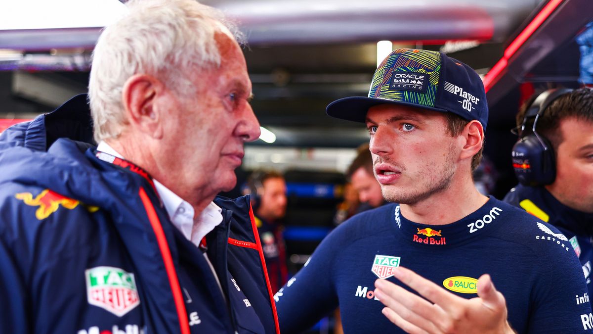 Zdjęcie okładkowe artykułu: Materiały prasowe / Red Bull / Na zdjęciu: Max Verstappen (po prawej) w rozmowie z Helmutem Marko