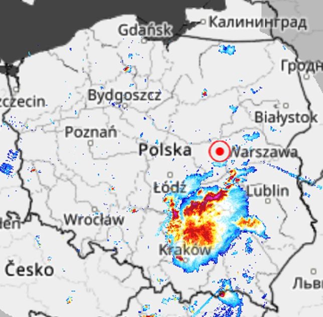 Burze mogą w środę wystąpić w południowej części Polski