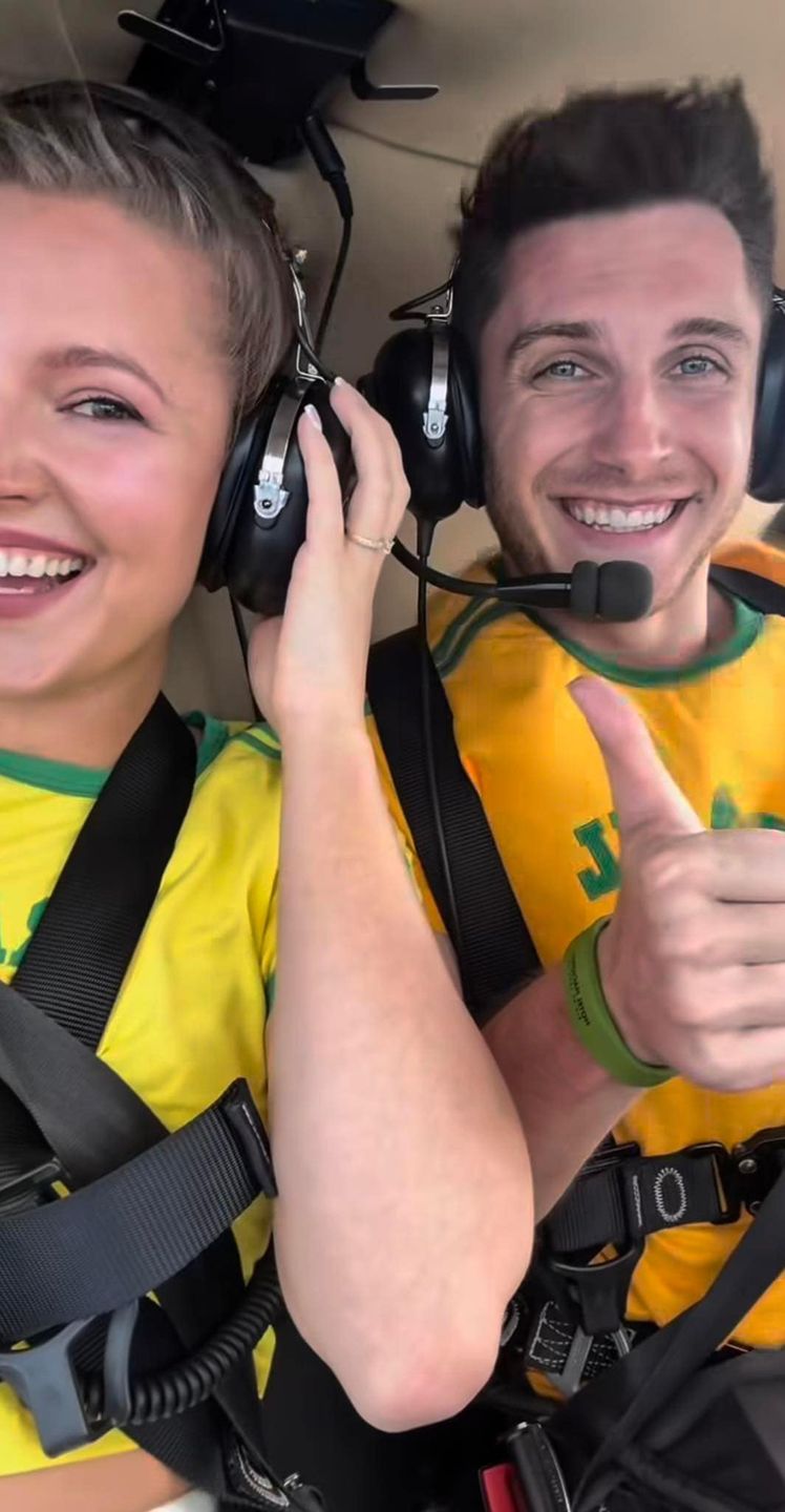 Krystyna Sokołowska z "PnŚ" zaręczyła się w przestworzach