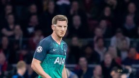Liga Mistrzów 2019. Ajax - Tottenham. Uraz Jana Vertonghena. Występ w finale stoi pod znakiem zapytania