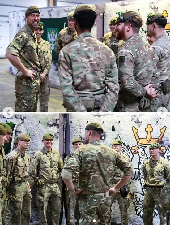 Książę William w mundurze