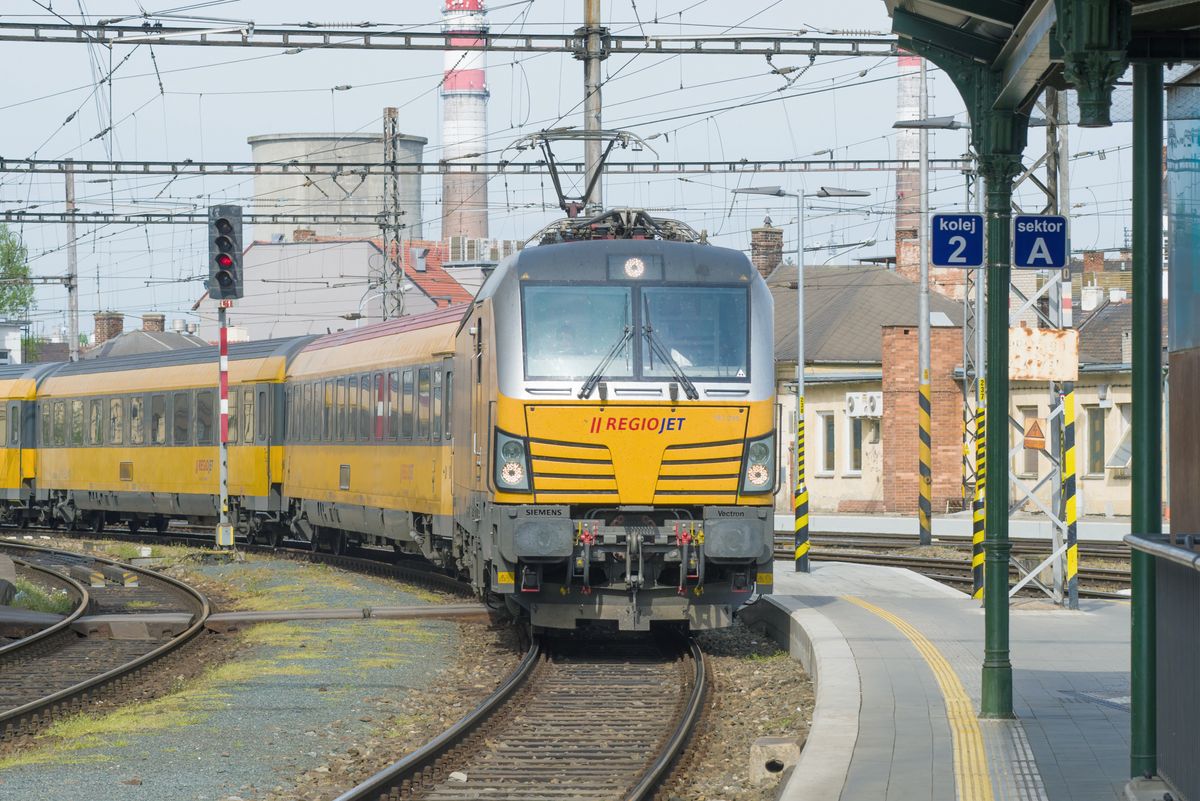 RegioJet; pociąg; kolej; przewoźnik; Czechy; czeski przewoźnik; czeska kolej