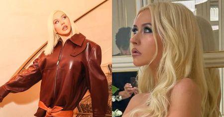 Nostalgiczna Christina Aguilera chwyta się za nagi biust w łazience i spogląda w sufit. Tak relaksowała się w Paryżu (ZDJĘCIA)