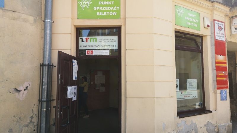 Punkt sprzedaży biletów ZTM Lublin przy ul. Zielonej
