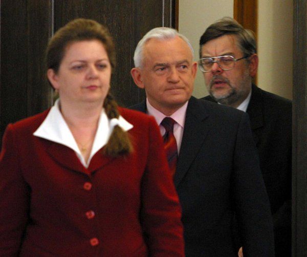 Premier Miller, Tomasz Nałącz i Renata Beger
