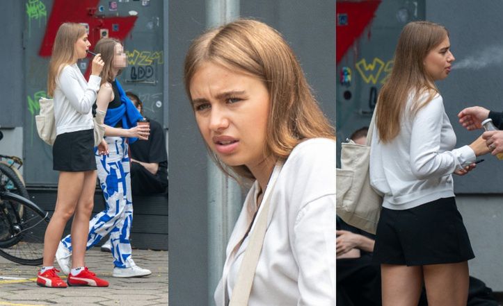 Oliwia Bieniuk idzie na "dymka" przed zajęciami